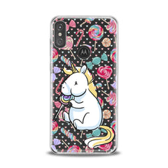 Lex Altern TPU Silicone Motorola Case Lollipops Unicorn