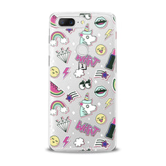 Lex Altern Unicorn Stickers OnePlus Case