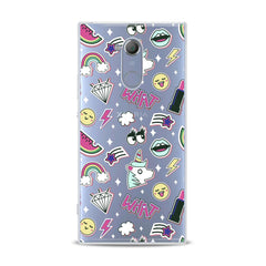 Lex Altern TPU Silicone Sony Xperia Case Unicorn Stickers