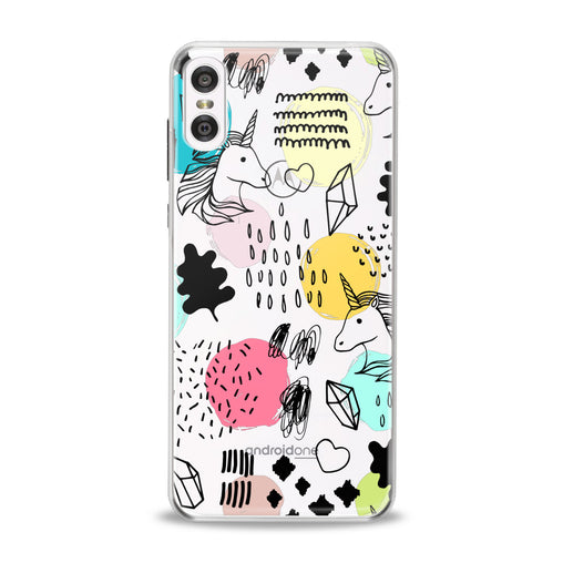 Lex Altern Drawing Unicorn Art Motorola Case