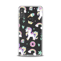 Lex Altern TPU Silicone Motorola Case Baby Unicorn Print