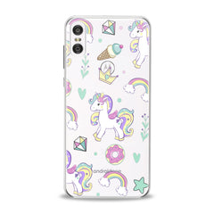 Lex Altern TPU Silicone Motorola Case Baby Unicorn Print