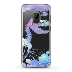 Lex Altern TPU Silicone Samsung Galaxy Case Purple Dinosaur