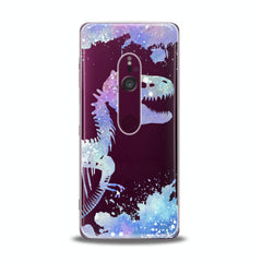 Lex Altern TPU Silicone Sony Xperia Case Purple Dinosaur