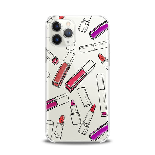 Lex Altern TPU Silicone iPhone Case Lipsticks Pattern