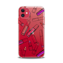 Lex Altern TPU Silicone iPhone Case Lipsticks Pattern