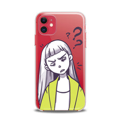 Lex Altern TPU Silicone iPhone Case Cranky Girl