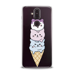 Lex Altern TPU Silicone Nokia Case Cat Ice-Cream