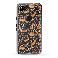 Lex Altern TPU Silicone Google Pixel Case Fox Wildflower