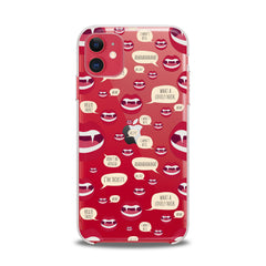 Lex Altern TPU Silicone iPhone Case Vampire Lips