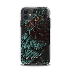 Lex Altern TPU Silicone iPhone Case Green Owl