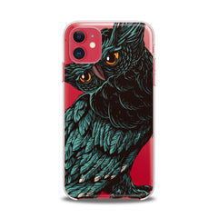 Lex Altern TPU Silicone iPhone Case Green Owl