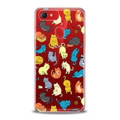 Lex Altern TPU Silicone Oppo Case Colorful Cats