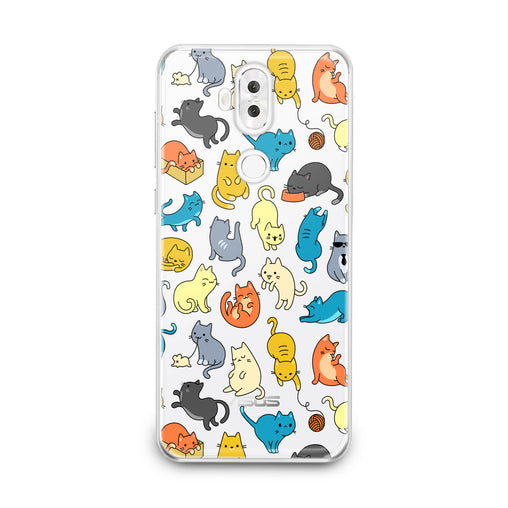 Lex Altern Colorful Cats Asus Zenfone Case