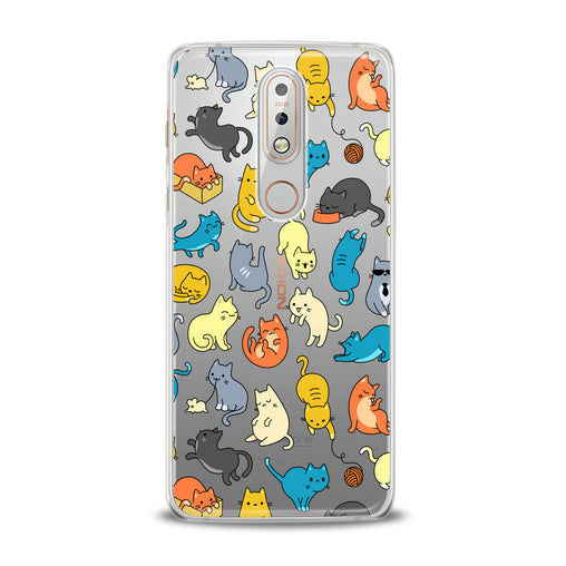 Lex Altern Colorful Cats Nokia Case