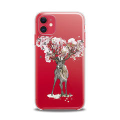 Lex Altern TPU Silicone iPhone Case Floral Deer Horns