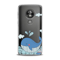 Lex Altern TPU Silicone Motorola Case Blue Whale