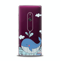 Lex Altern TPU Silicone Sony Xperia Case Blue Whale