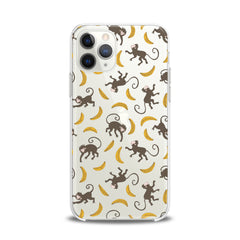 Lex Altern TPU Silicone iPhone Case Banana Monkey