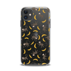 Lex Altern TPU Silicone iPhone Case Banana Monkey