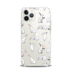 Lex Altern TPU Silicone iPhone Case White Bunnies