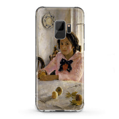 Lex Altern TPU Silicone Samsung Galaxy Case Girl with Peaches