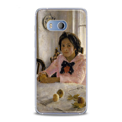 Lex Altern TPU Silicone HTC Case Girl with Peaches