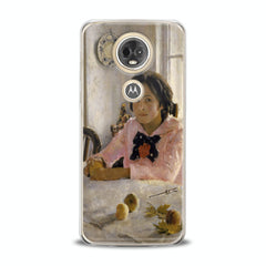 Lex Altern TPU Silicone Motorola Case Girl with Peaches