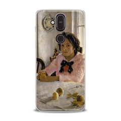 Lex Altern TPU Silicone Nokia Case Girl with Peaches