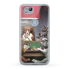 Lex Altern TPU Silicone Google Pixel Case Dogs Playing Poker