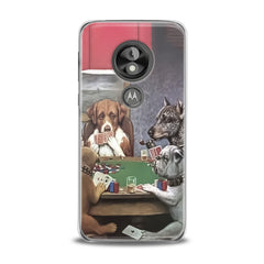 Lex Altern TPU Silicone Motorola Case Dogs Playing Poker