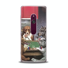 Lex Altern TPU Silicone Sony Xperia Case Dogs Playing Poker