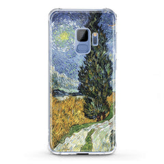 Lex Altern TPU Silicone Phone Case Wheat Field with Cypresses