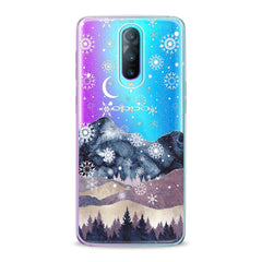 Lex Altern TPU Silicone Oppo Case Snowy Mountain Nature