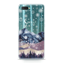 Lex Altern TPU Silicone Oppo Case Snowy Mountain Nature