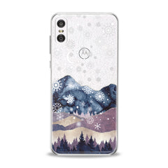 Lex Altern TPU Silicone Motorola Case Snowy Mountain Nature