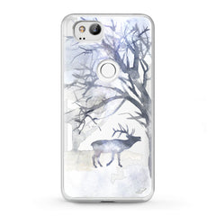 Lex Altern TPU Silicone Google Pixel Case Winter Drawing