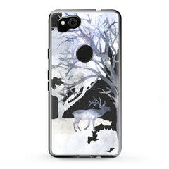 Lex Altern Google Pixel Case Winter Drawing