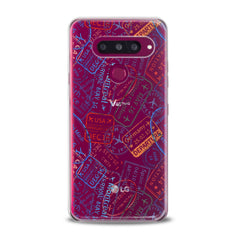 Lex Altern TPU Silicone Phone Case Travel Pattern