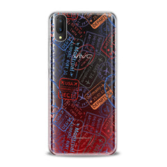 Lex Altern TPU Silicone VIVO Case Travel Pattern