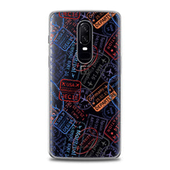 Lex Altern TPU Silicone OnePlus Case Travel Pattern