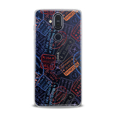 Lex Altern TPU Silicone Nokia Case Travel Pattern