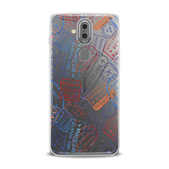 Lex Altern TPU Silicone Phone Case Travel Pattern