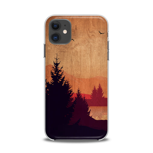 Lex Altern TPU Silicone iPhone Case Sunset Landscape