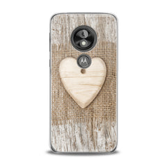 Lex Altern TPU Silicone Phone Case Wooden Heart