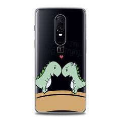 Lex Altern TPU Silicone OnePlus Case Love Dinosaurus