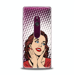 Lex Altern TPU Silicone Sony Xperia Case PinUp Woman