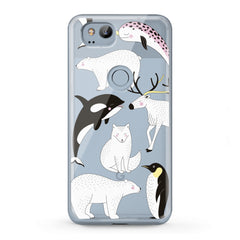 Lex Altern TPU Silicone Google Pixel Case Polar Animals