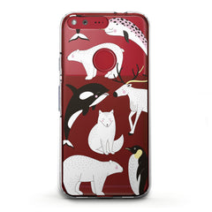 Lex Altern TPU Silicone Google Pixel Case Polar Animals