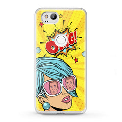 Lex Altern Google Pixel Case Retro Woman Print